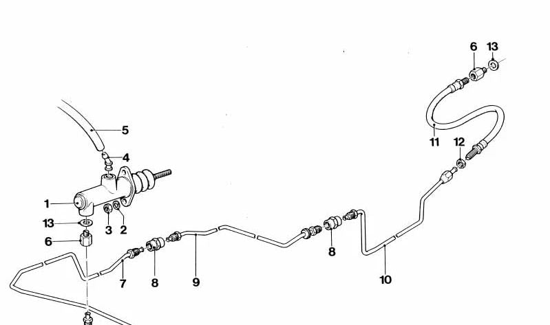 Kupplungsadapter OEM 21522160543 für BMW E36, E46, E34, E39, Z3, Z4. Original BMW.