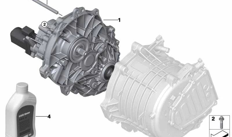 Tornillo ASA OEM 07129908662 para BMW I12, I12N, I15. Pieza original BMW. Ideal para fijaciones específicas del sistema de transmisión.