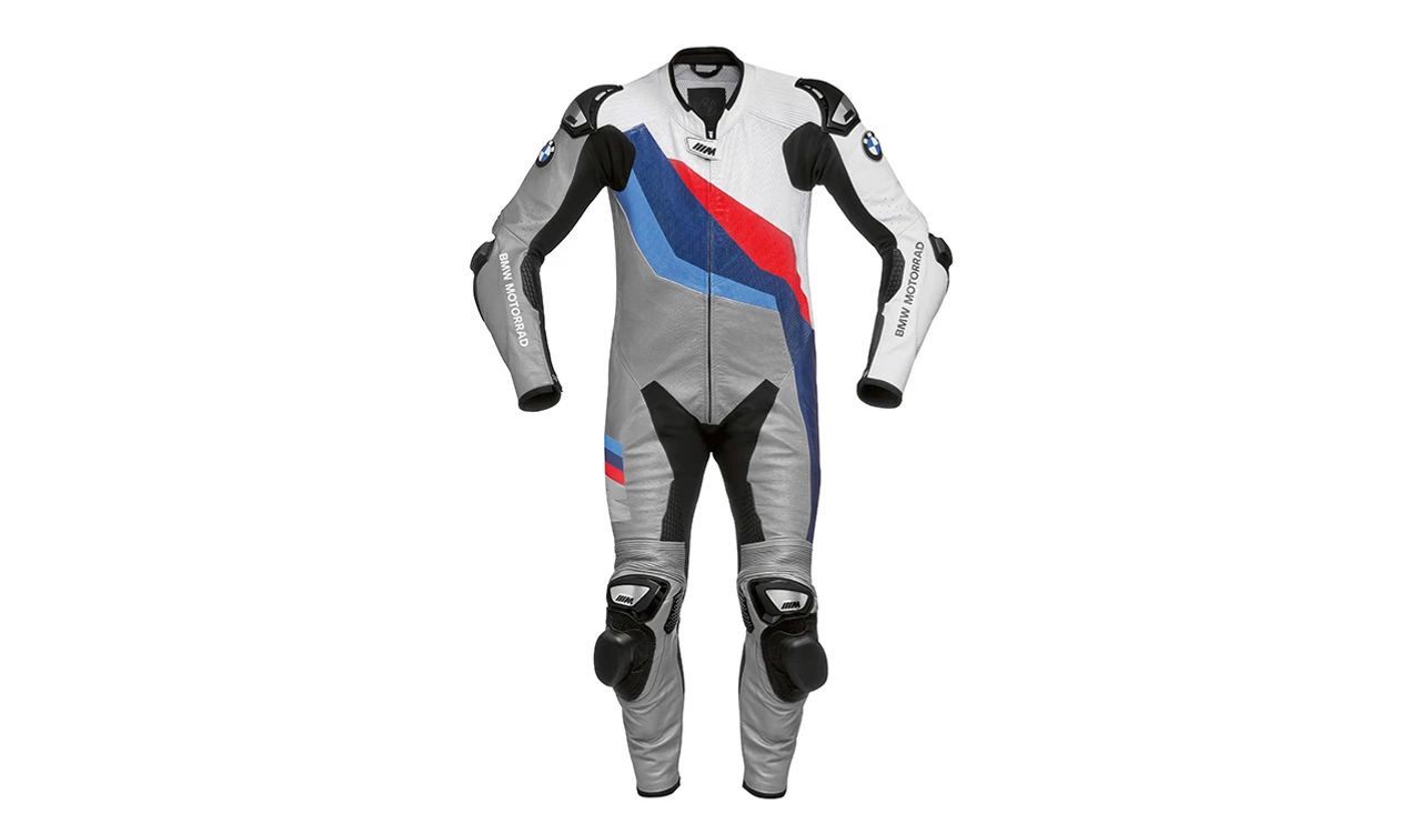 Traje M Pro Race Comp caballero plata talla 60 OEM 76115A80E78 para BMW Motorrad. Original BMW Motorrad.