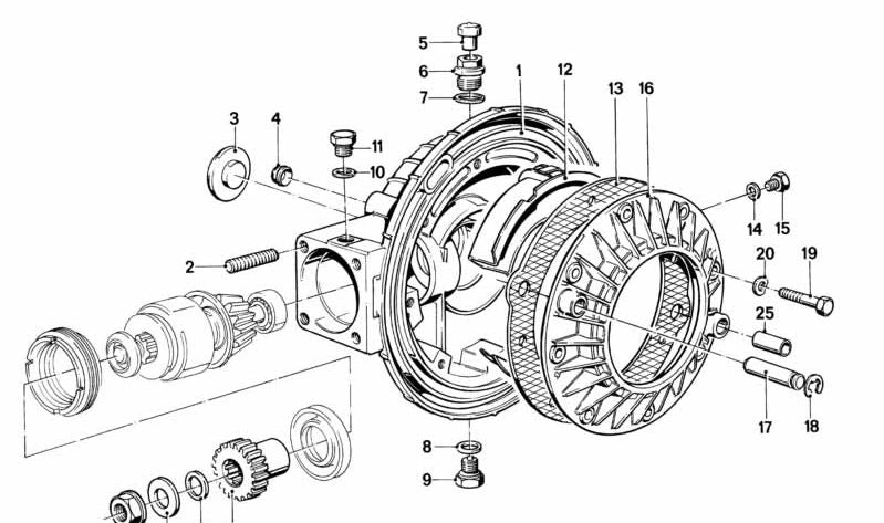 OEM 33111238259 ASSE POSTO BMW originale BMW.