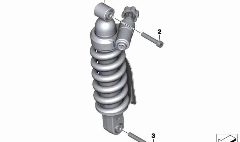 ISA M10X1.25X55 OEM 33537692184 SCREW BMW R NINET, R 1200 S, HP2 Sport. Original BMW Motorrad.