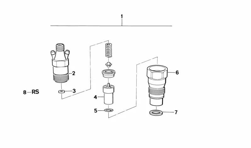 Arandela de estanqueidad OEM 13532242754 para BMW E30, E28, E34. Pieza original BMW. Ideal para sistemas de inyección, medida 21x17,5 mm. Repuesto original para máxima compatibilidad y estanqueidad.