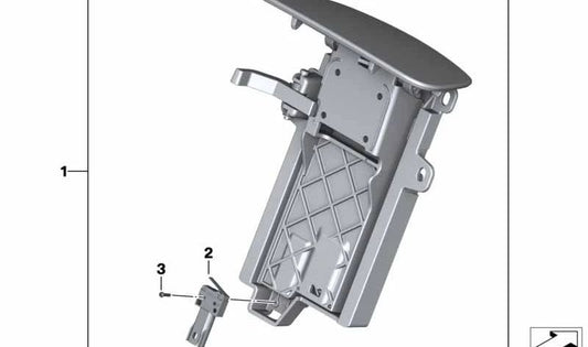 Preinstalación de navegación OEM 46638551419 para motos BMW K1600 GT, K1600 GTL, K1600 Bagger. Original BMW Motorrad.