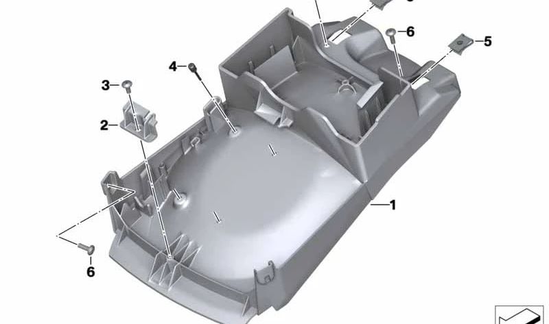 Soporte OEM 46627675426 para BMW Motorrad K 1200 S, K 1300 S, K 1200 R, K 1300 R, K 1200 GT, K 1300 GT. Pieza original BMW Motorrad.