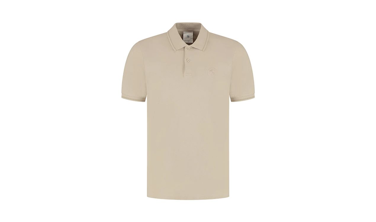 Polo beige talla S a XXL para BMW OEM 80145B5F552. Válido para BMW. Original BMW.