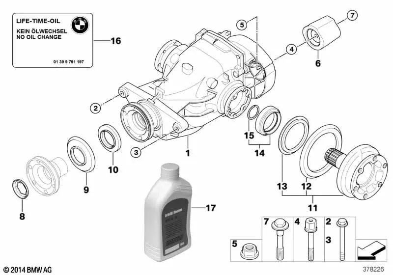 Amortecedor de vibração OEM 33176777903 para BMW E81, E87, E92, X3 F25, X4 F26. BMW genuíno.