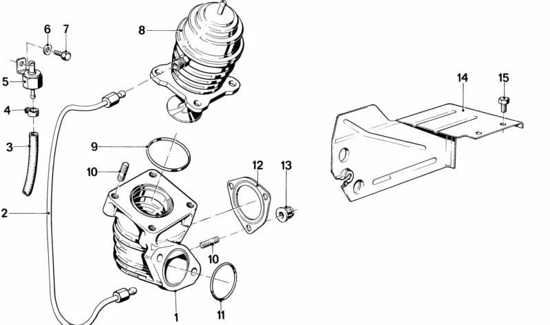 Junta escape sin amianto OEM 18111175184 para BMW E23. Compatible con colectores de escape. Original BMW.