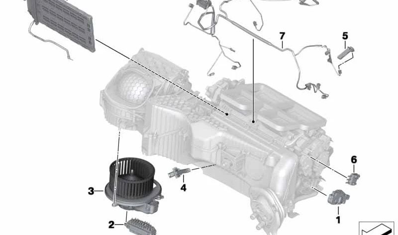 Microinterruptor OEM 64119250960 para MINI R56, R57, R60, R61 y más. Original MINI.