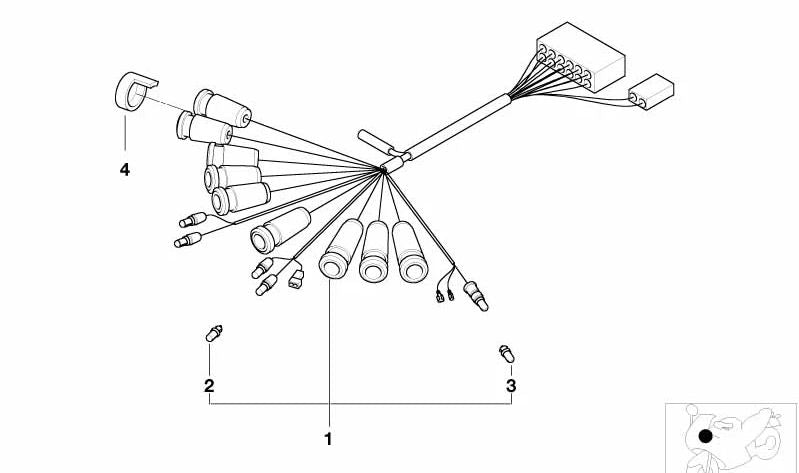 Testigo luminoso "Integral ABS" OEM 62117678200 para BMW Motorrad R 1150 R (RR28) y R 850 R (RR28). Luz de control del sistema de frenos ABS. Original BMW Motorrad.