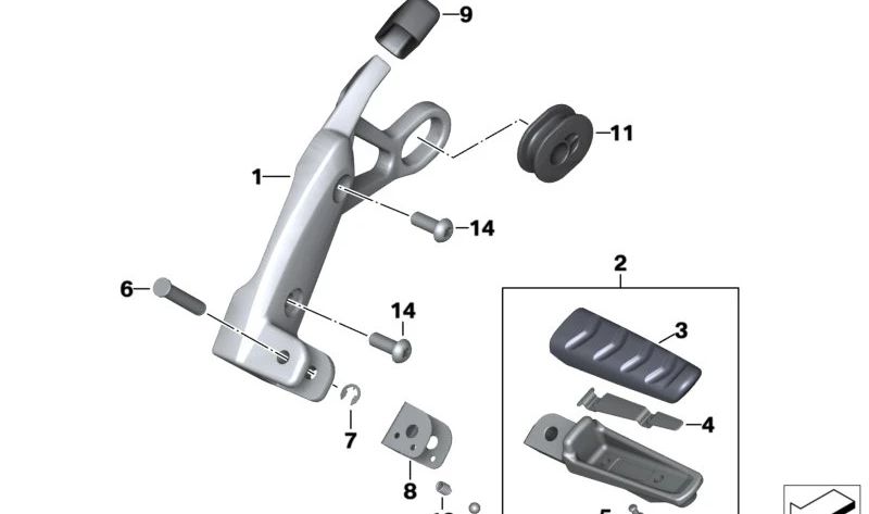 Caperuza OEM 46717674211 para motos BMW K1300 GT, K1600 GT, R1200 RT... y más. Original BMW Motorrad.