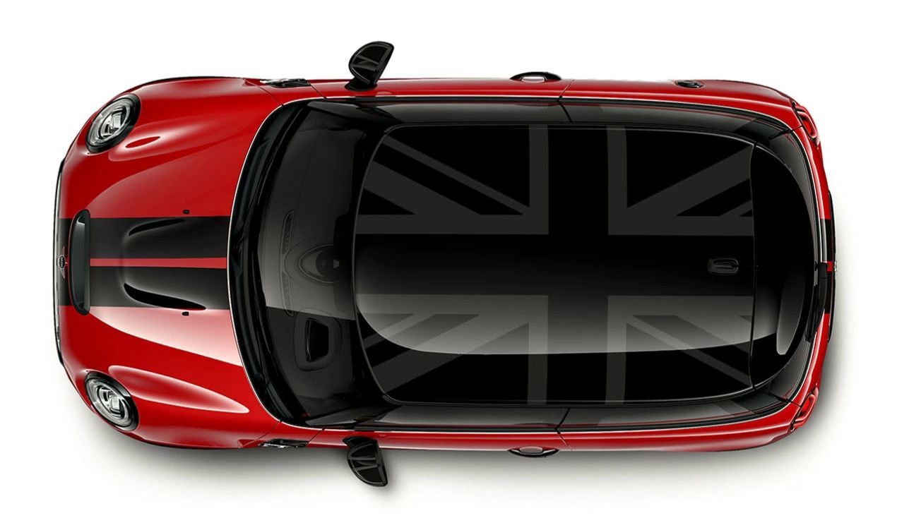 Decoración de techo Night Jack OEM 51142459033 para MINI F56, F56 BEV, F56 LCI, F56 BEV LCI. Original MINI.