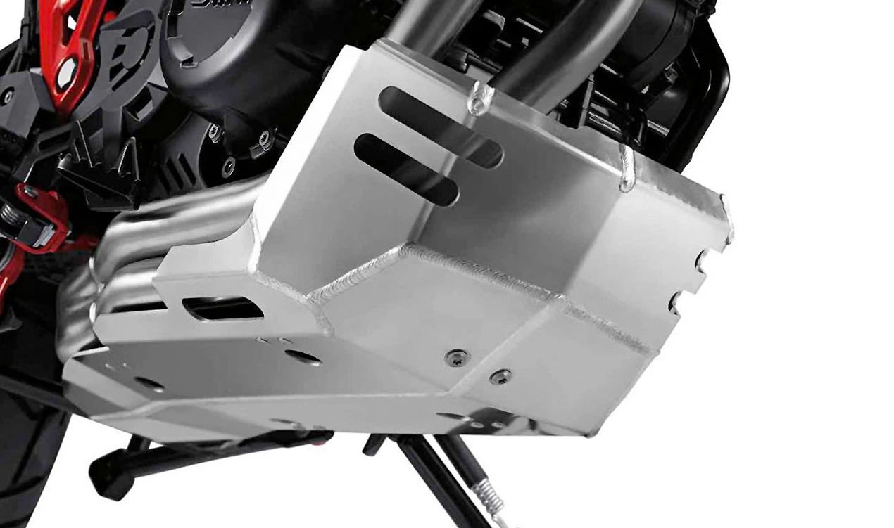 Protector de motor de aluminio OEM 71607702951 para BMW F700GS, F650GS, F800GS, F800GS Adventure. Original BMW Motorrad.
