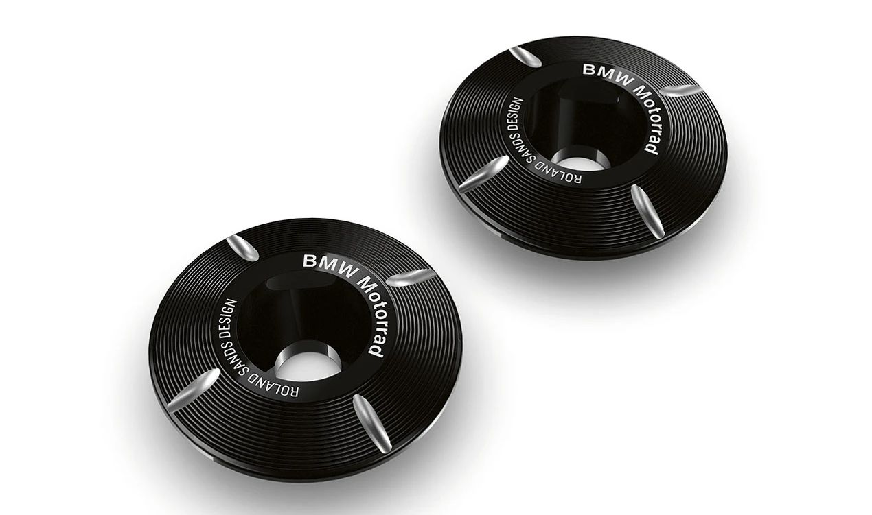 Couvre-fourche supérieur OEM 77242469273 pour motos BMW R 18, R 18 Classic, R 18 Roctane. BMW Motorrad d'origine.