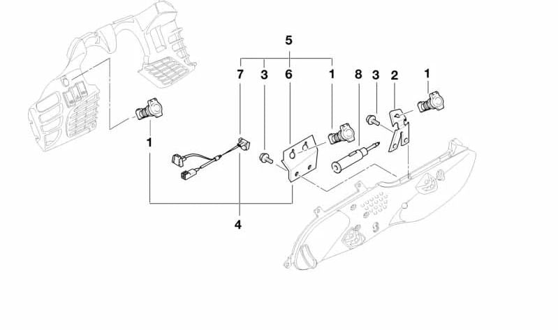 Cableado para toma de corriente adicional OEM 61132316621 para BMW Motorrad R1200GS, R1200RT, R1150GS, F650GS, K1200LT, R850R, entre otros modelos compatibles. Original BMW Motorrad.