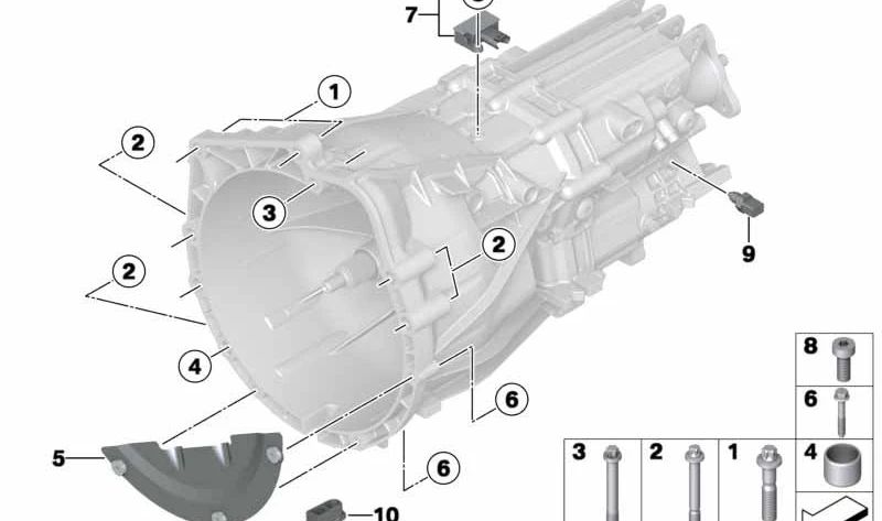 Chapa cobertora OEM 23007629571 para BMW 520i F10, F11, F10 LCI, F11 LCI… y más. Original BMW.