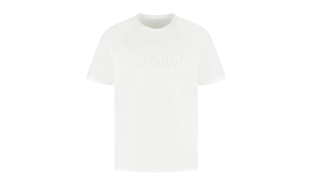 Camiseta unisex en relieve OEM 80145B5F4F3 para BMW. Válido para BMW. Original BMW.