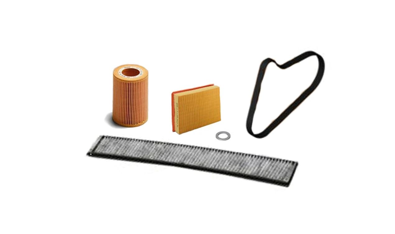 Kit de servicio de inspección II sin aire acondicionado OEM 88002167279 para MINI R50 One D RB11, RB12 1.4D manual 2003-2006. Original MINI.