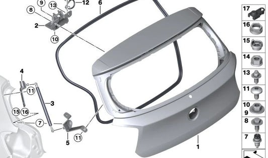 OEM -Distanzschraube 61136941316 für BMW E81, E87, E87N, F20, F20N, F21, F21N, E84. Original BMW Stück.