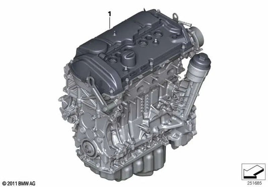 Motor N13B16A OEM 11002298069 für BMW F20 (07/2010 - 02/2015), F21 (12/2011 - 02/2015). Original BMW.