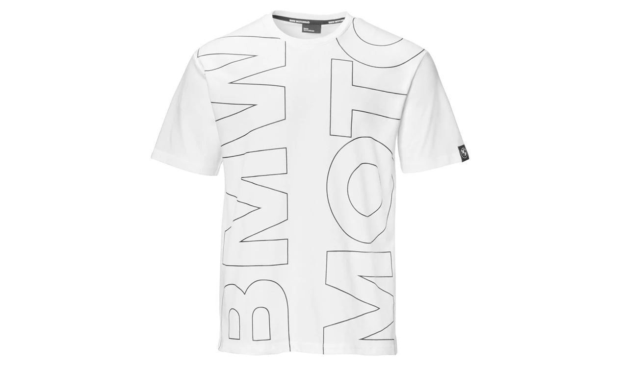 Camiseta blanca talla 3XL OEM 76617109765 para BMW Motorrad. Original BMW.