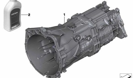 6 Speed Manual Gearbox OEM 23008609415 para BMW F30, F31, F34. BMW original.