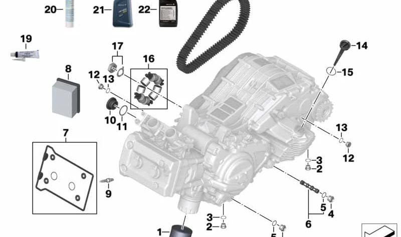 Varilla indicadora de aceite OEM 11417729626 para motos BMW C 600 Sport, C 650 GT... y más. Original BMW Motorrad.