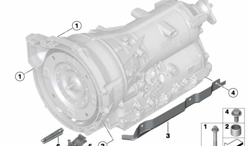 Coperchio di chiusura per la BMW 1 F20 Series, F21 e 3 F30 Series, F31, F35 (OEM 24147623134). BMW originale