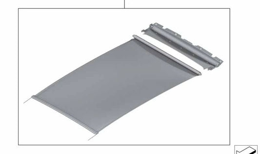 Rollo de cortinilla del techo OEM 54109852134 para BMW G02, F98. Original BMW.