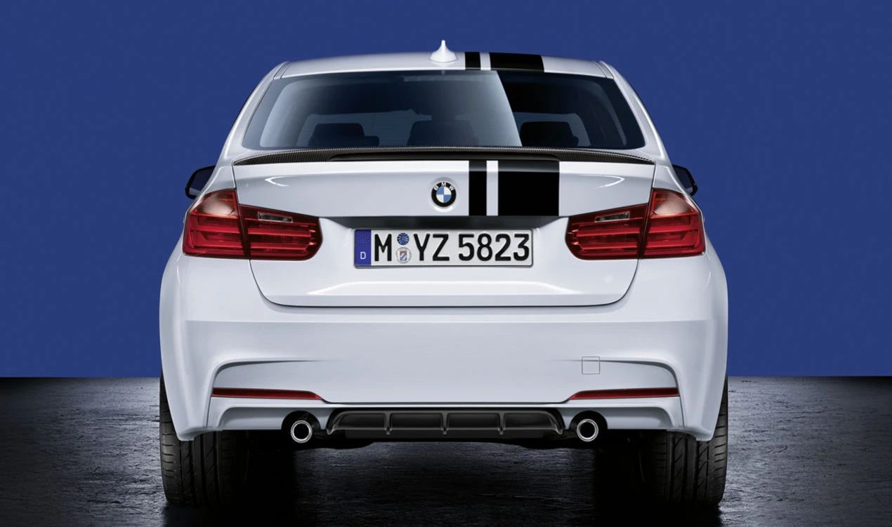 Difusor trasero Performance OEM 51192291418 para BMW F30 y F31. Original BMW.