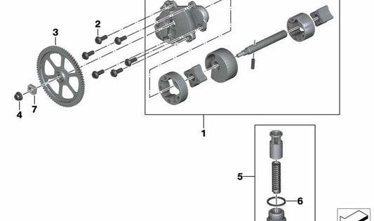 OEM pressure regulatory valve 11418545700 for BMW R1200GS, R1250Gs, R1200RT, R1250RT ... and more. Original BMW Motorrad.