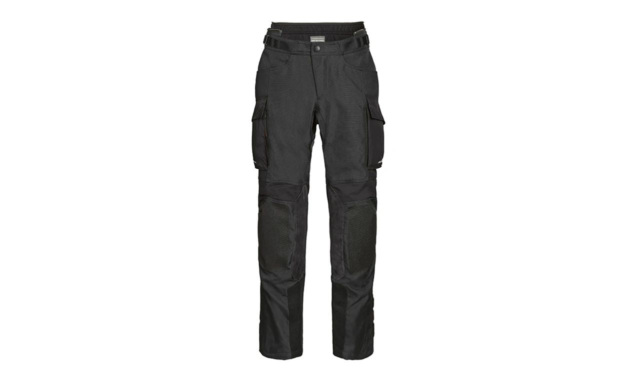 Pantalón impermeable GS Rallye GORE-TEX OEM 76115B3D1B9 para BMW Motorrad {F750GS, F850GS, R1200GS, R1250GS, G310GS, F900XR, S1000XR, K1600GT, K1600GTL, R nineT}. Original BMW Motorrad.