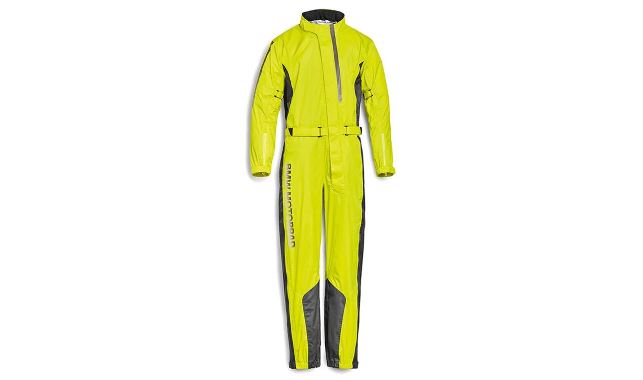 Traje impermeable ProRain neón talla M OEM 76255B3E5D2 para BMW Motorrad. Original BMW Motorrad.
