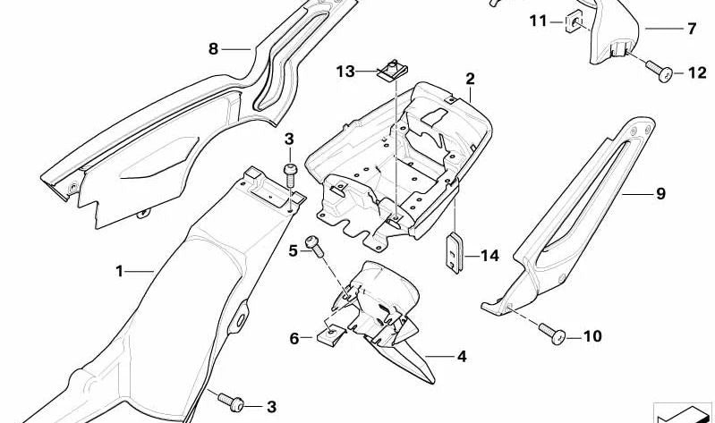 Tapacubos trasero OEM 46627678906 para motos BMW F 650 GS, F 650 GS Dakar, G 650 GS... y más. Original BMW Motorrad.