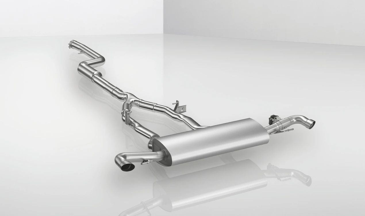 Silencioso deportivo M Performance OEM 18302458780 para BMW X5 G05 y X6 G06. Mejora el sonido y el rendimiento. Original BMW.