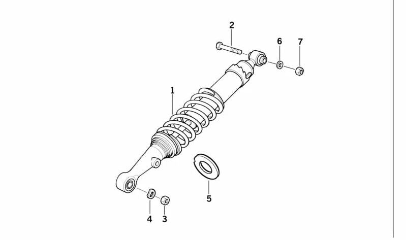 Arandela OEM 33532314972 para BMW E36, E46, E85, E86, Z3, Z4. Original BMW.