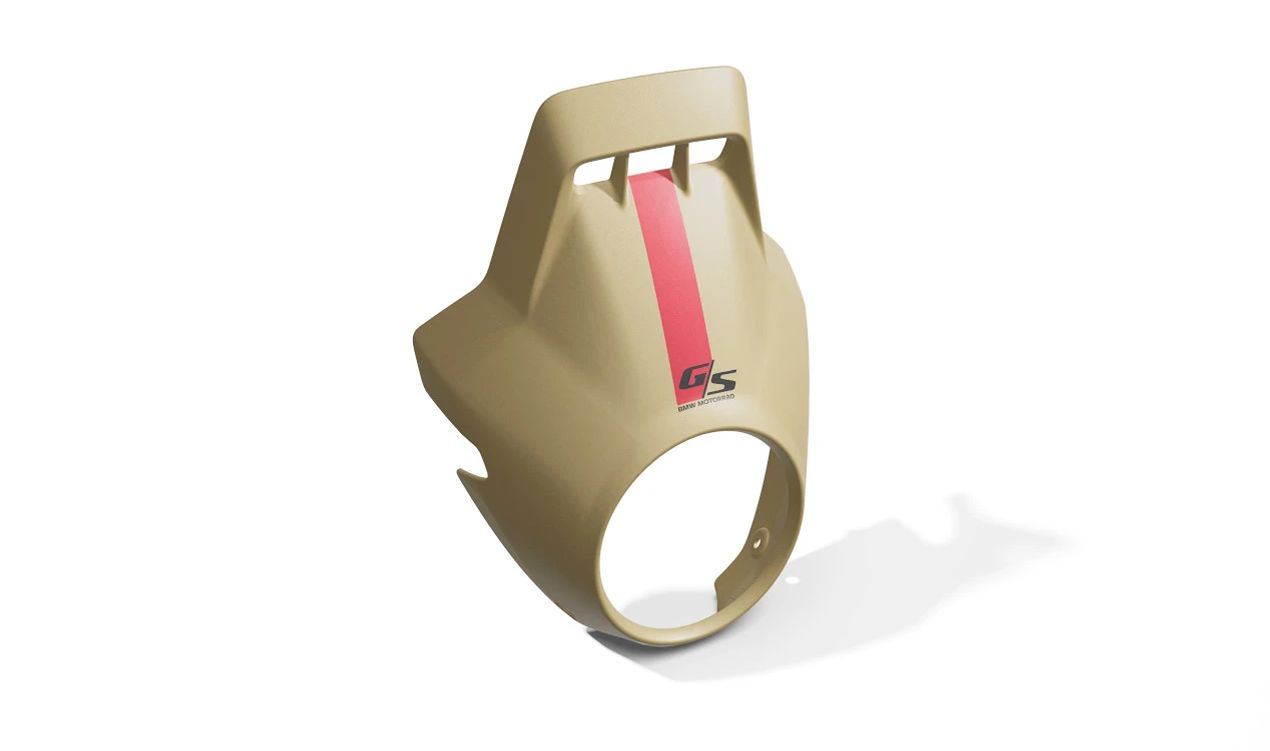 Guarnição dianteira do cockpit Rallye OEM 46635B64F43 para motocicletas BMW R 12 G/S K32. Originais BMW Motorrad.