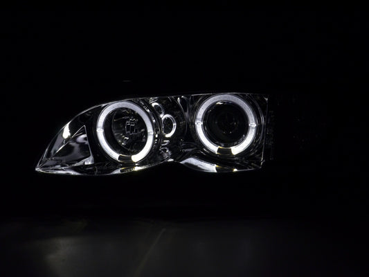 Faros delanteros delanteros BMW Serie 3 E46 Berlina/Touring 02-05 cromados