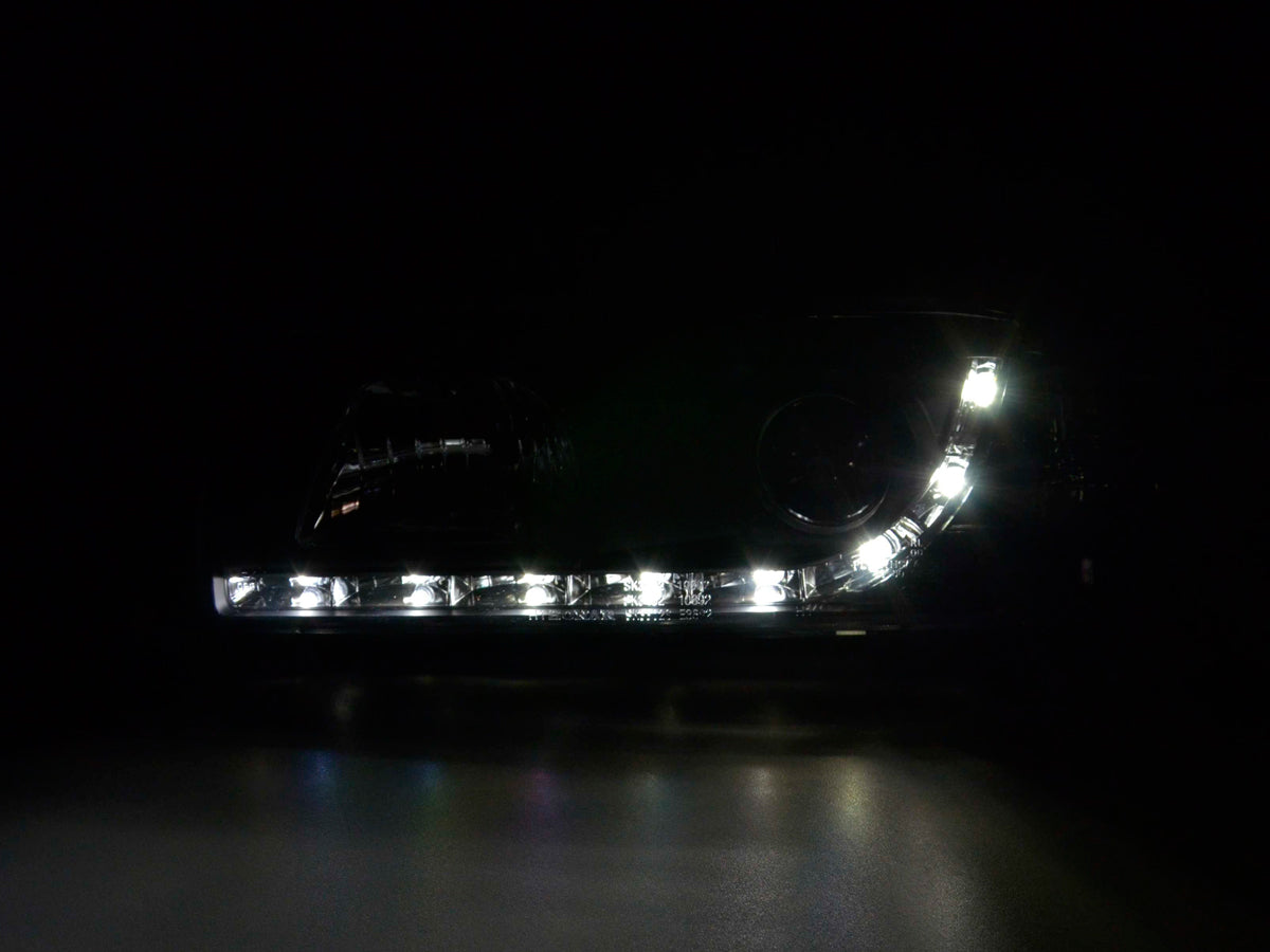 Faros delanteros LED para BMW Serie 3 E36 Coupé 92-99 en negro