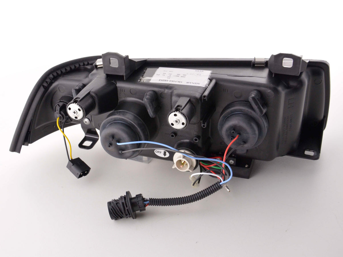 Phares LED pour BMW Série 3 E36 Coupé 92-99 en noir