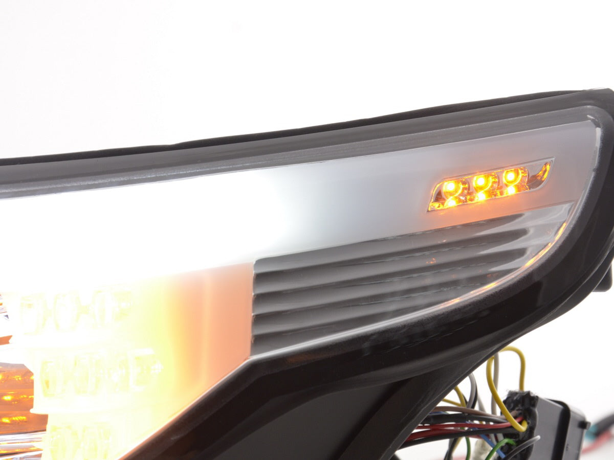 Faros Xenon Ojos De Angel Ccfl Bmw 5Er E60 / E61 03-04 Cromo Lights > Headlights