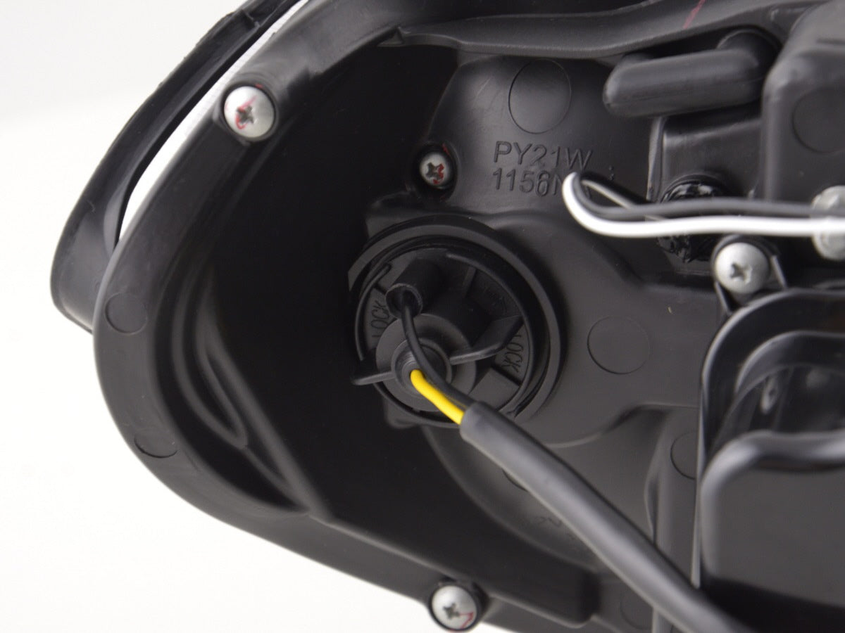 Vordere Scheinwerfer Xenon Daylight CCFL DRL Look BMW x5 E53 04-06 Schwarz