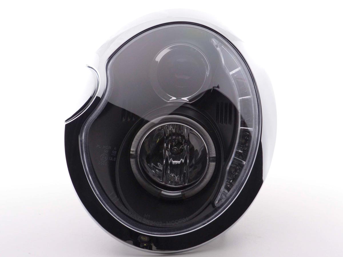 Faros delanteros LED DRL look Mini Cooper R50 01-06 negro