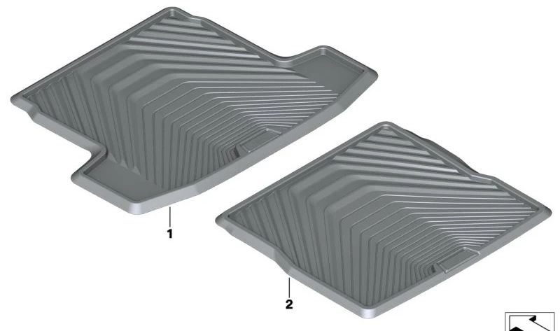 Tapete personalizado para BMW Série 3 G21 (OEM 51475A8D4D7). BMW genuíno