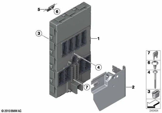 FEM control unit cover OEM 61359227646 for BMW F20, F21, F22, F30, F32, F80, F82... and more. Genuine BMW.