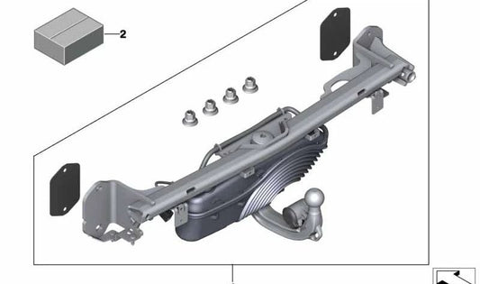 Kit de reequipamiento eléctrico OEM 71605A7E526 para BMW Serie 4 G26 {420d, 420d xDrive, 420i, 430d xDrive, 430i, 430i xDrive, M440i, M440i xDrive, M50}. Original BMW.