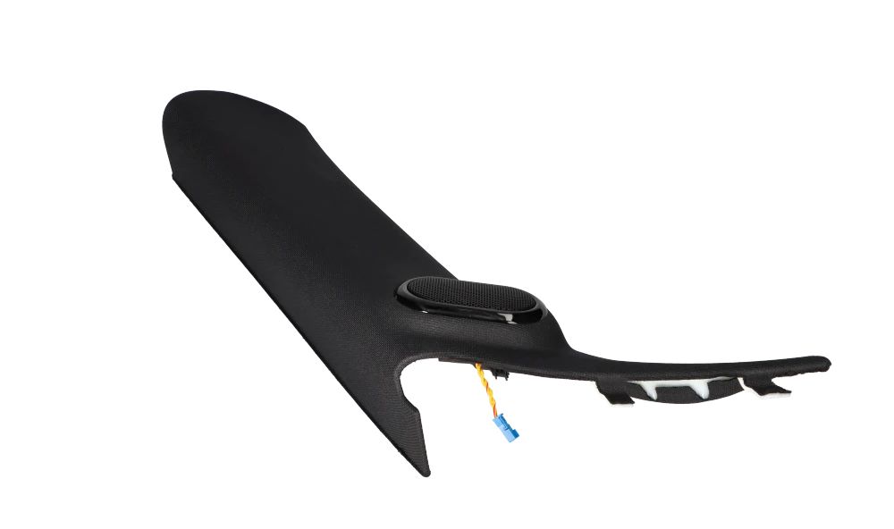 Embellecedor pilar A izquierdo con altavoz HiFi OEM 51437406021 para MINI F56 Cooper. Original MINI.