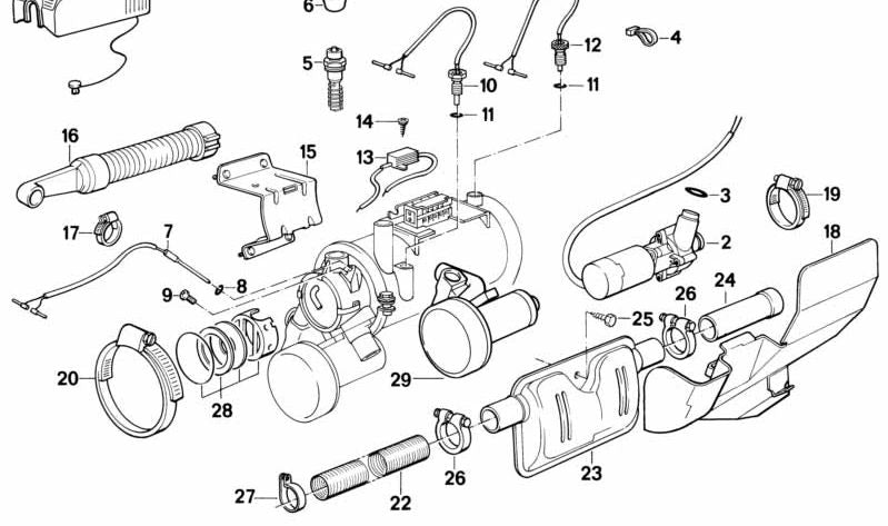 Sensor de temperatura calefacción OEM 64211378885 para BMW E31, E32, E34. Original BMW.