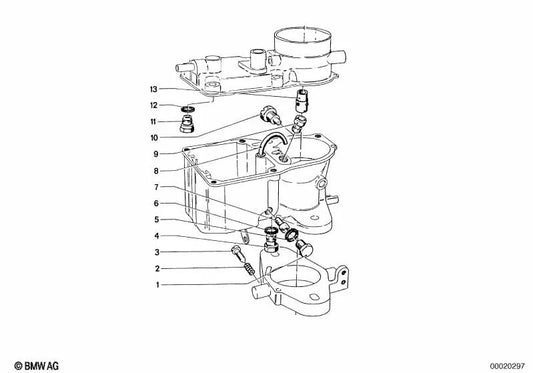 Anillo obturador OEM 13110539245 para BMW 1502, 2002tii, 5' E12, 2.5CS-3.0CSL, 2500-3.3Li... y más. Original BMW.