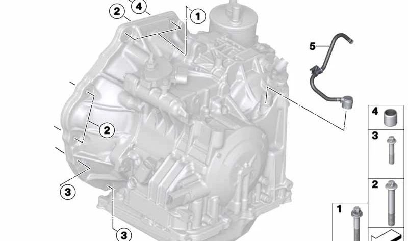 ASA-Schraube M12X85X1,75 OEM 24007598081 für MINI R56 LCI, Clubman R55 LCI, Cabrio R57 LCI, Coupé R58, Roadster R59, Countryman R60, Paceman R61. Originaler MINI.