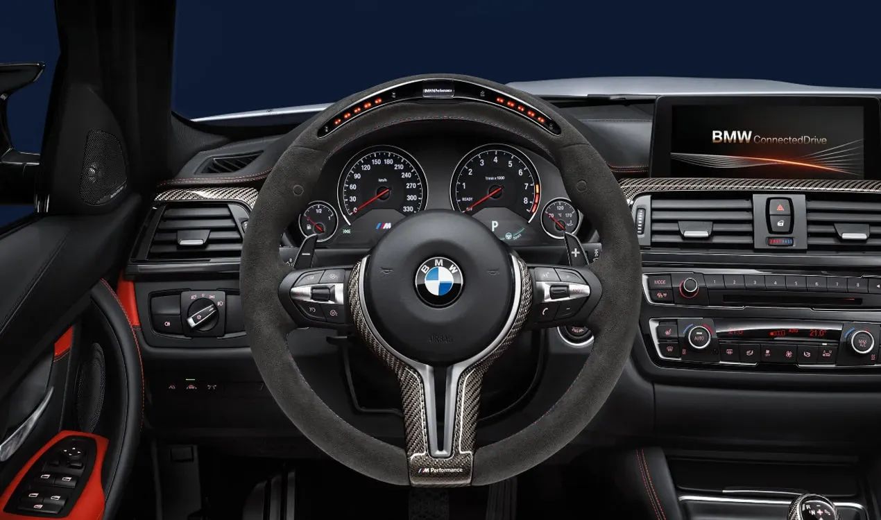 M Performance Steering Wheel OEM 32302344148 for BMW F80 M3, F82 M4, F83 M4... and more. Genuine BMW.